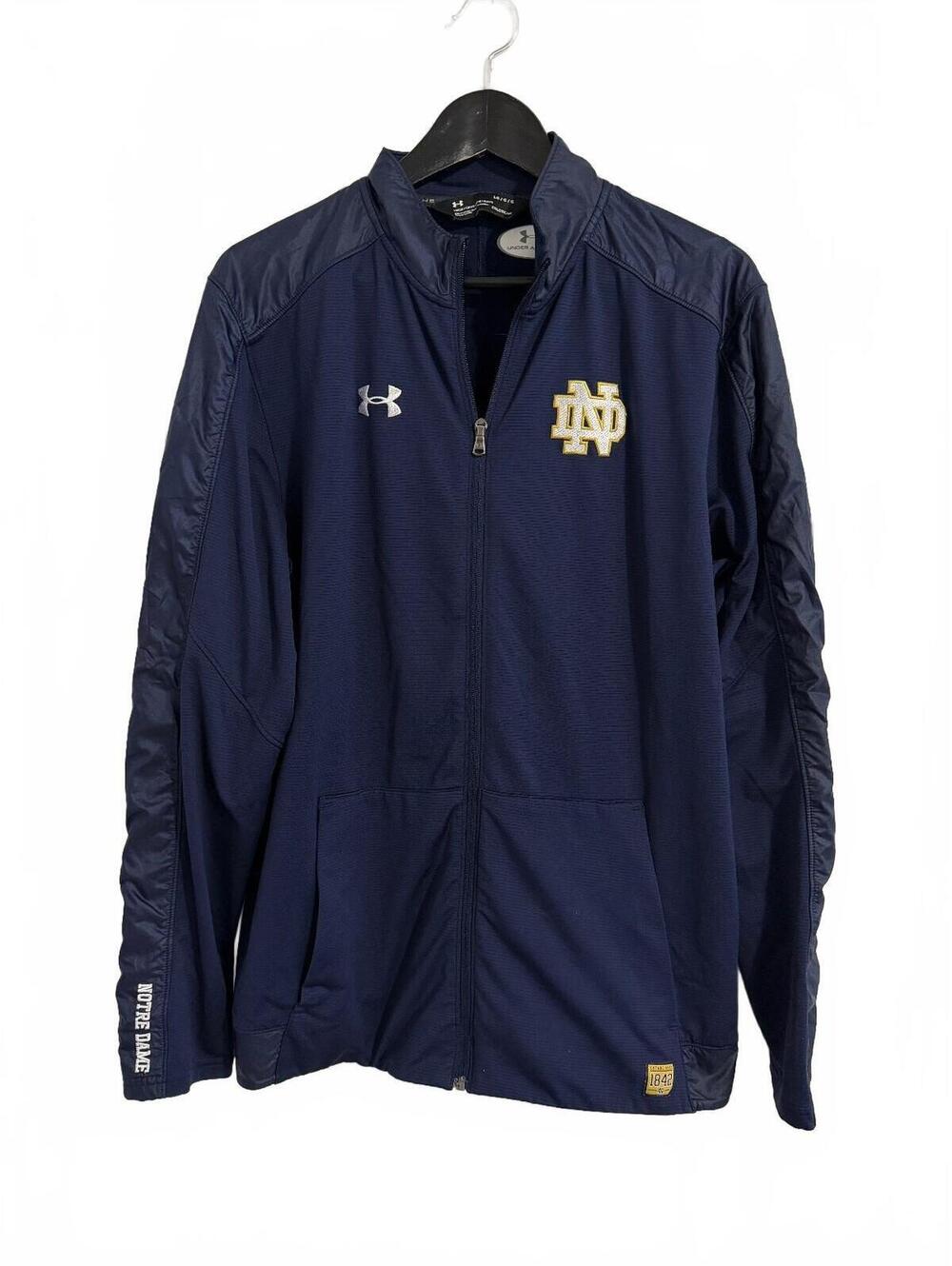 Notre Dame Fighting Irish Under Armour Zip-Up Size Large